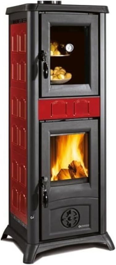 La Nordica Gemma Forno 5.0 Kaminofen Naturstein, Verkleidung:Keramik Elegance Bordeaux