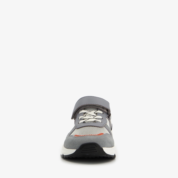 TwoDay leren jongens sneakers grijs