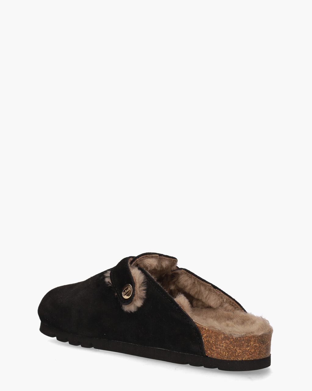 Scholl Fae Zwart Damesslippers