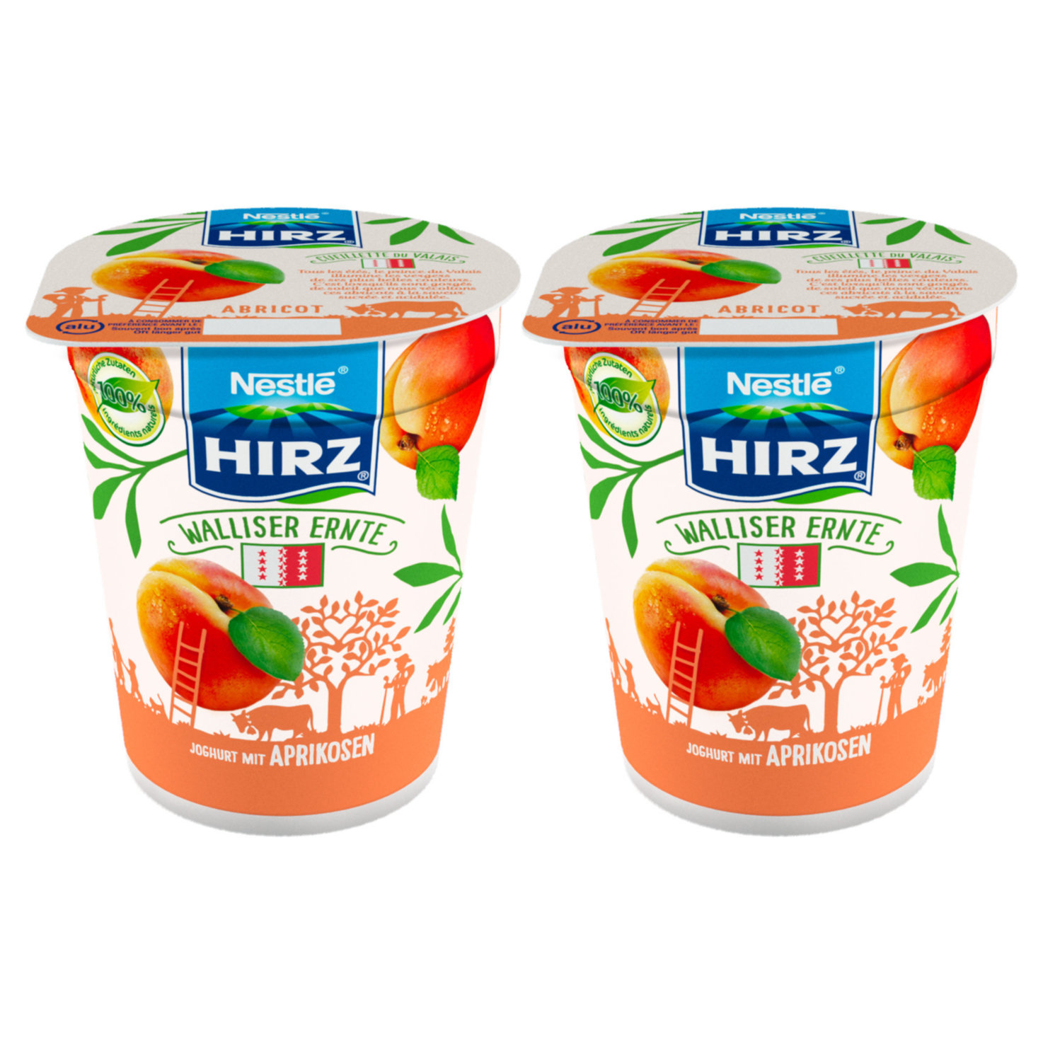 Hirz Joghurt Walliser Aprikosen 2x180g
