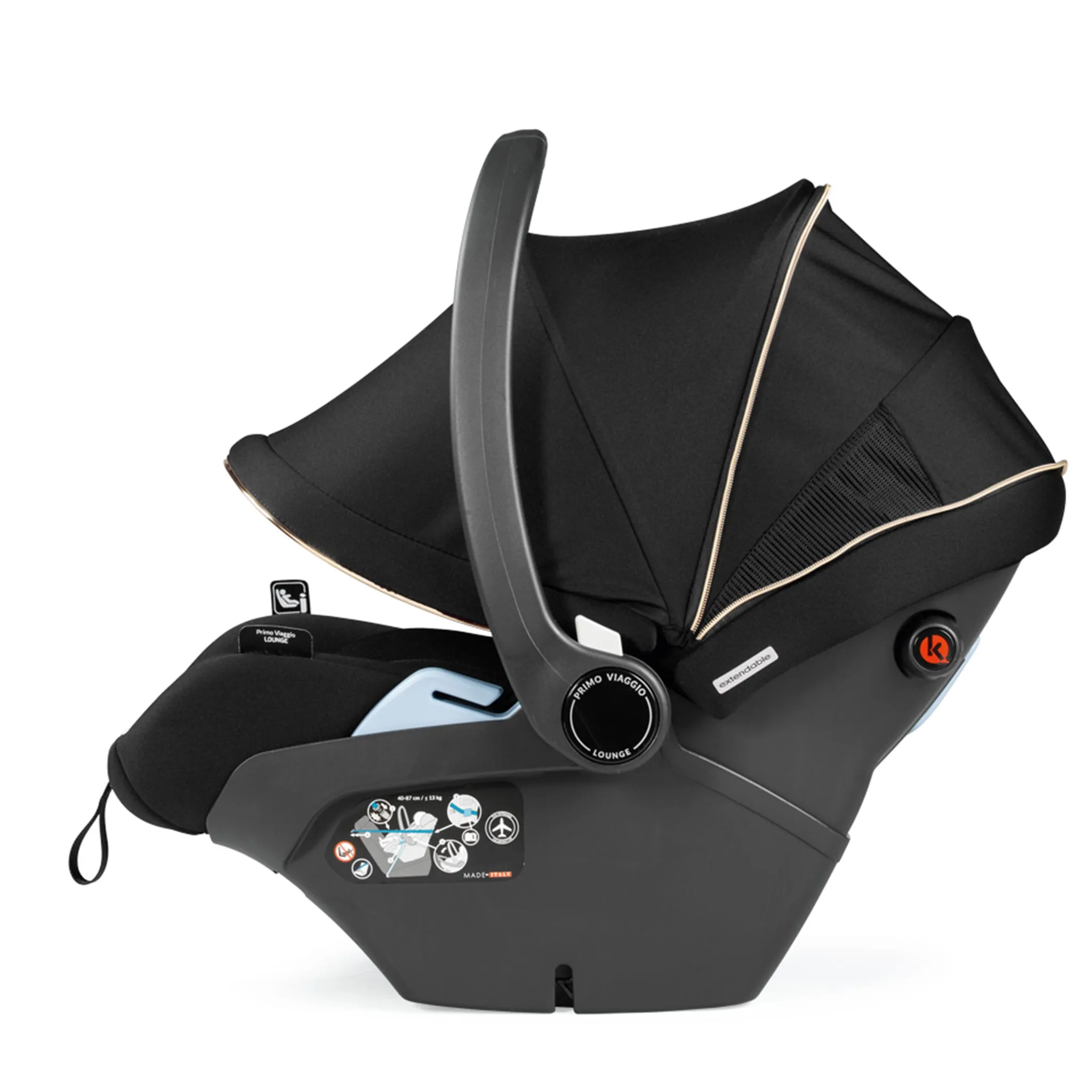 Peg Perego Siège d'Auto Primo Viaggio Lounge 4-35lb - Graphic Gold