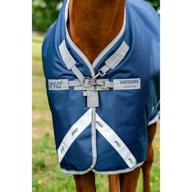 Deken Horseware Amigo 100gr Donkerblauw-grijs