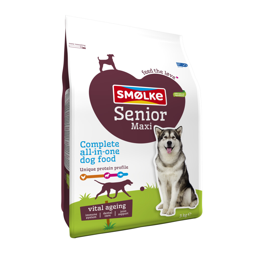 Smolke Hondenvoer Senior Maxi3 kg