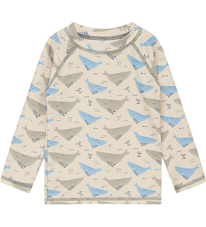 Hust and Claire Bådebluse - Maiak - UV50+ - Frensh Oak m. Print