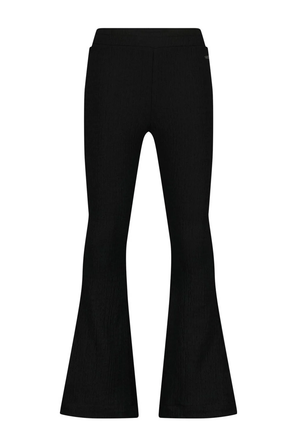 Raizzed flared broek Resie zwart