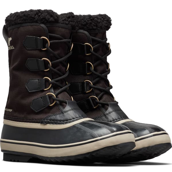 Après ski SOREL 1964 PAC NYLON WATERPROOF BLACK/ANCIENT FOSSIL