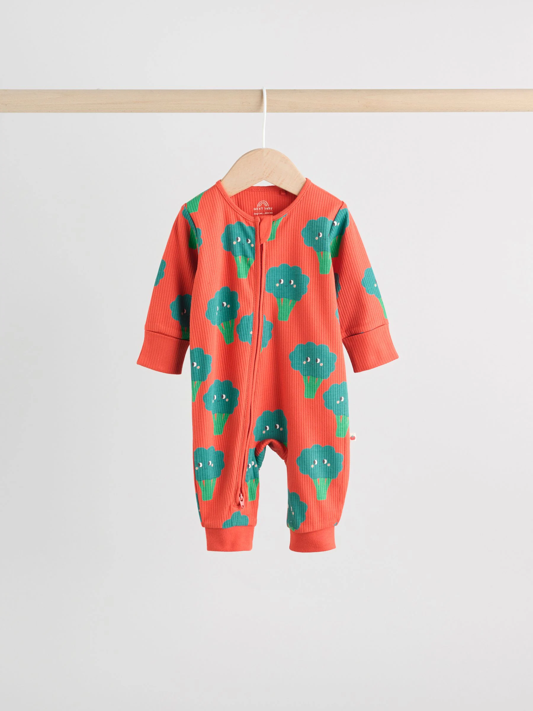 Blauwgroen - 3 Pack Baby-pyjama's met tweewegrits (0mnd -3jr)