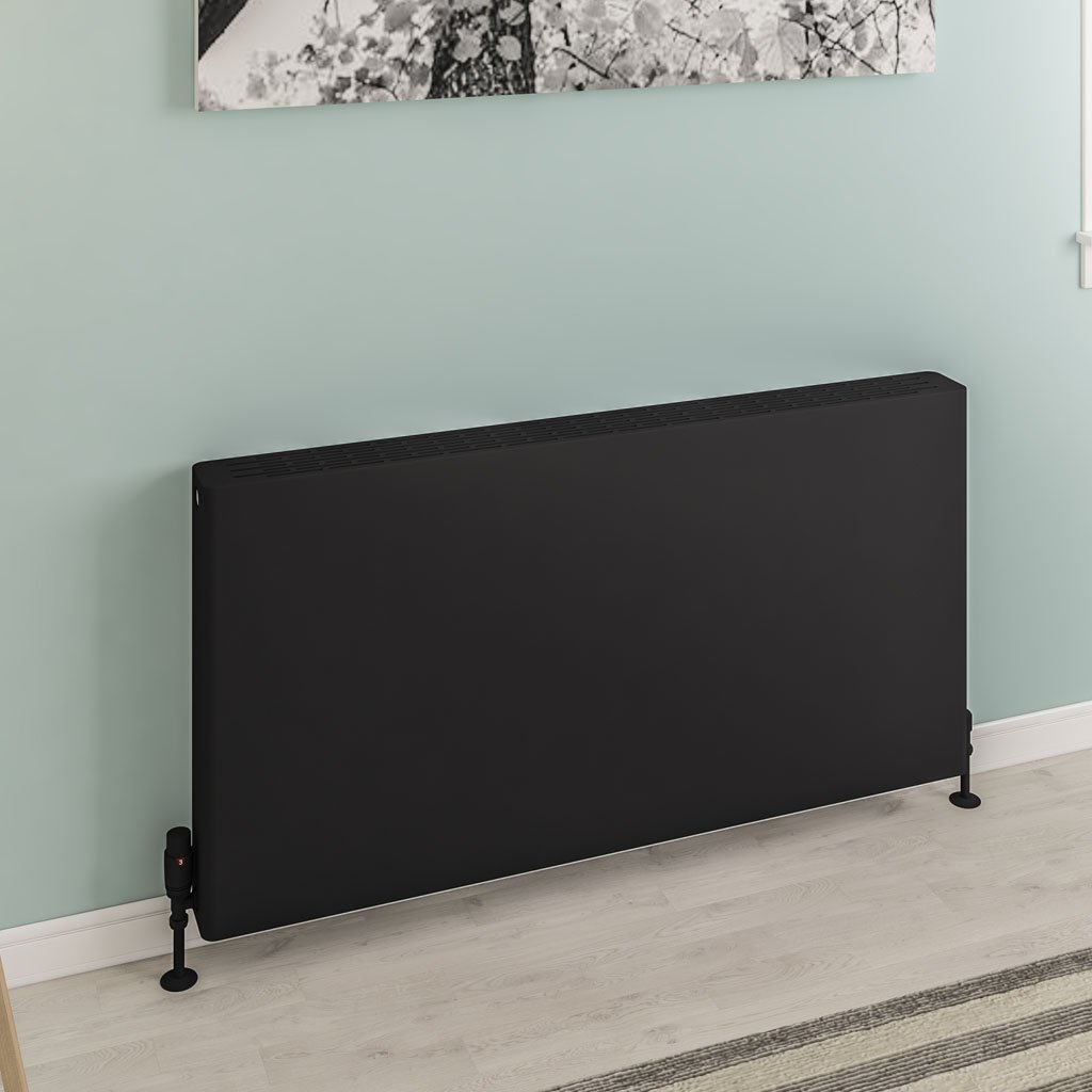 Eastbrook Keynsham paneelradiator 120x60cm 2365W zwart mat