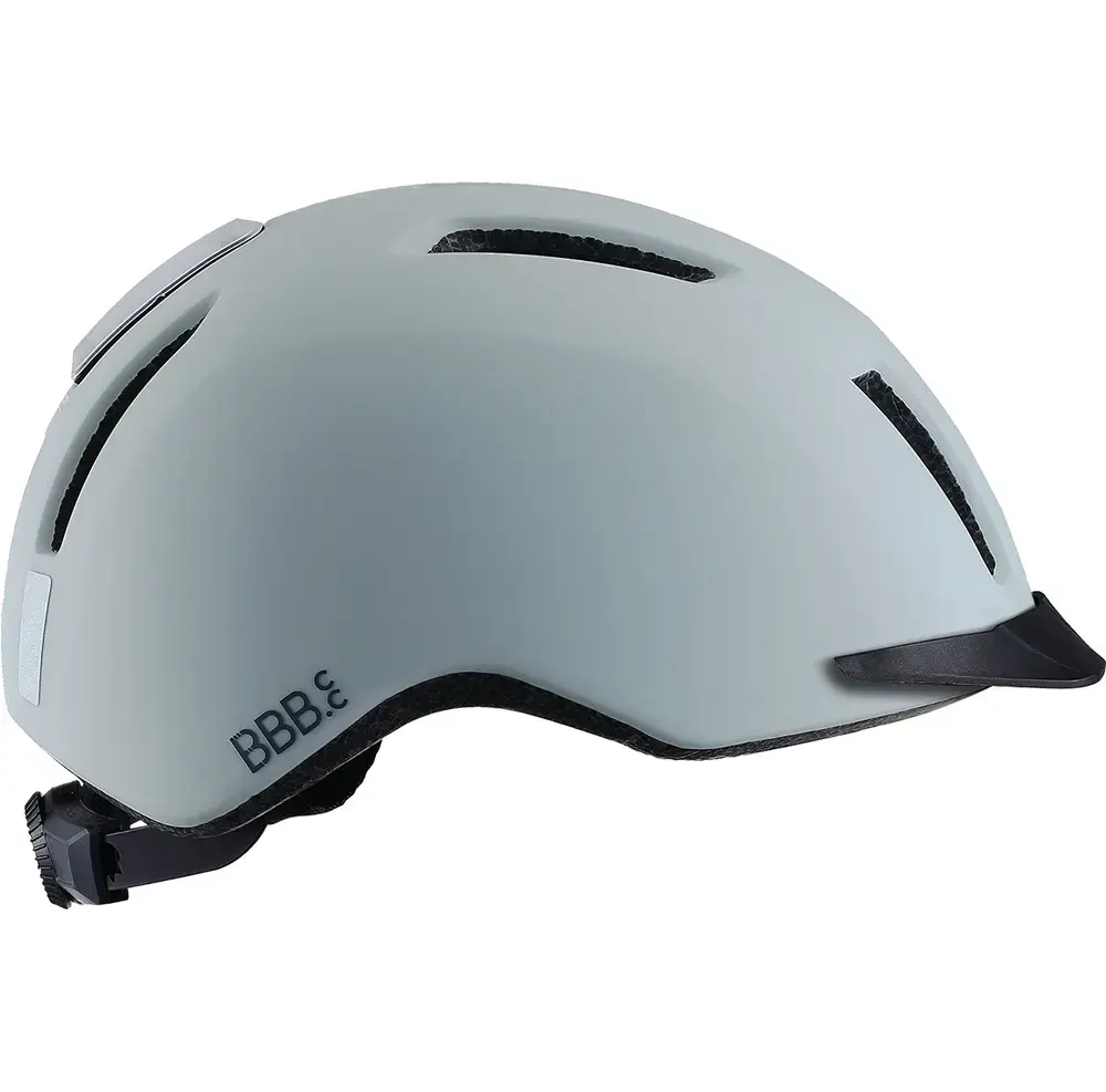 BBB Cycling Grid BHE-161 E-Bike Fietshelm Mat Grijs/Wit