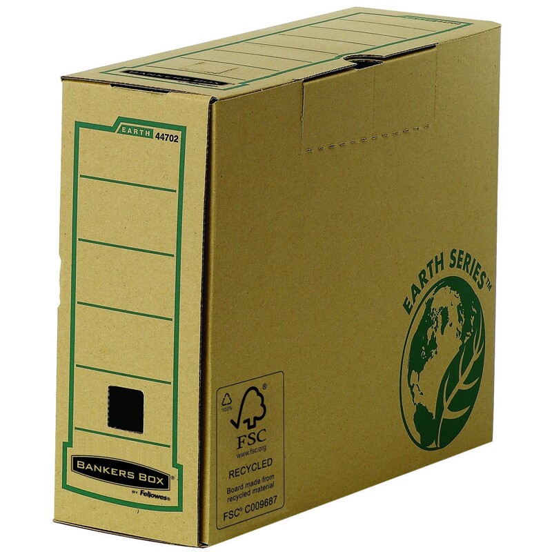 Fellowes Bankers Box® Earth Archivschachtel 4470201, 103 x 319 x 254 mm, braun, 1 Stück