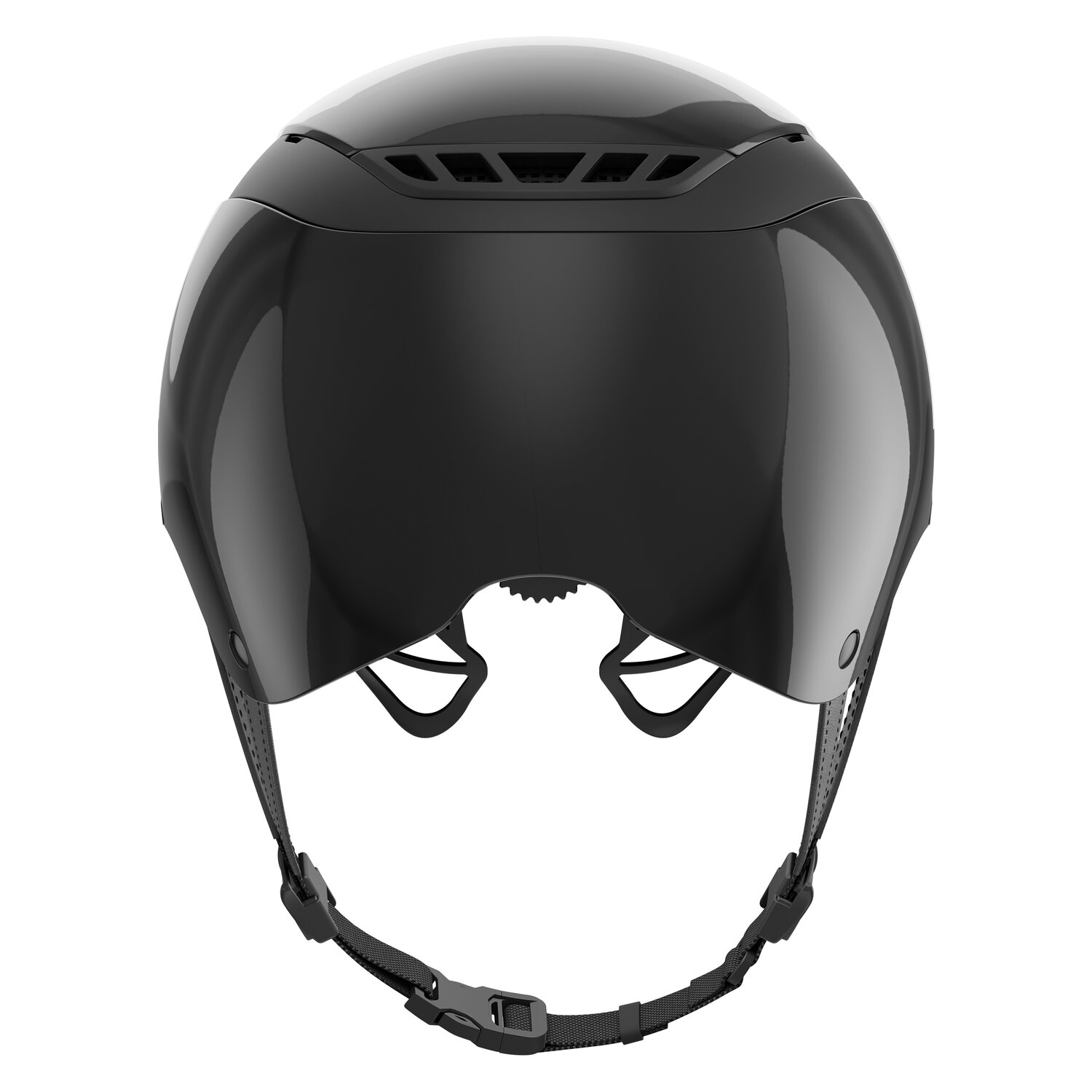 ABUS PIKEUR Reithelm AirLuxe Pure  - shiny black