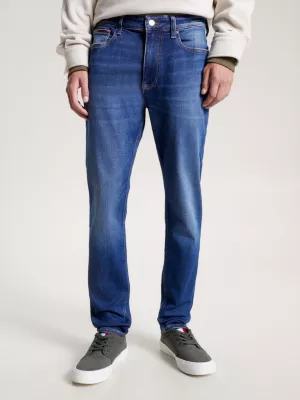 Calça jeans skinny desbotada Simon