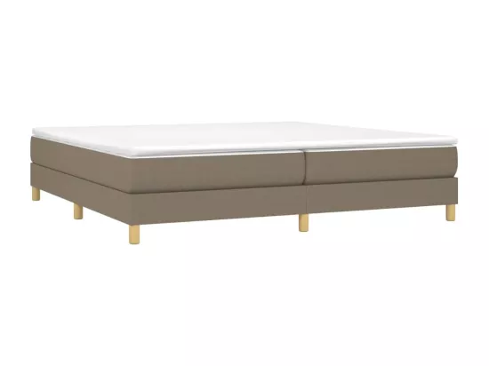 Sommier à lattes de lit Taupe 200x200 cm Tissu