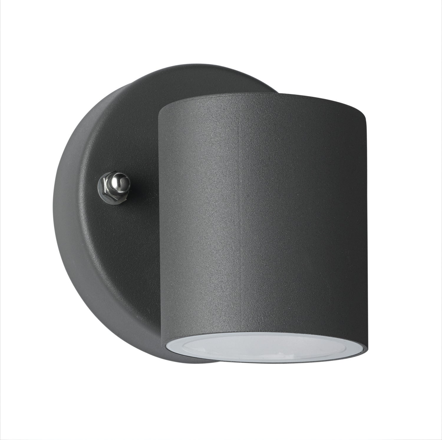 Intratuin wandlamp Metis grijs 9,5 x 8,5 x 8,5 cm