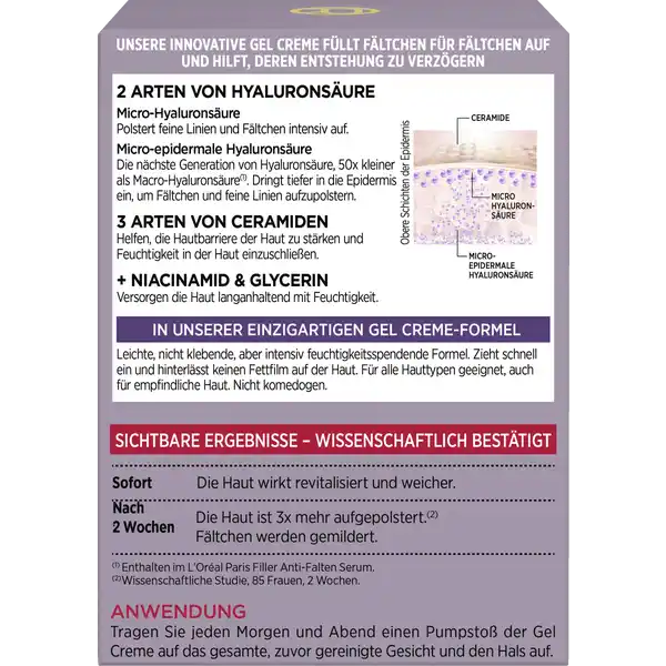 Revitalift Filler Aufpolsternde Gel Creme