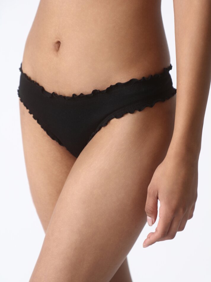 Pacote com 2 tangas sem costura - Pretas
