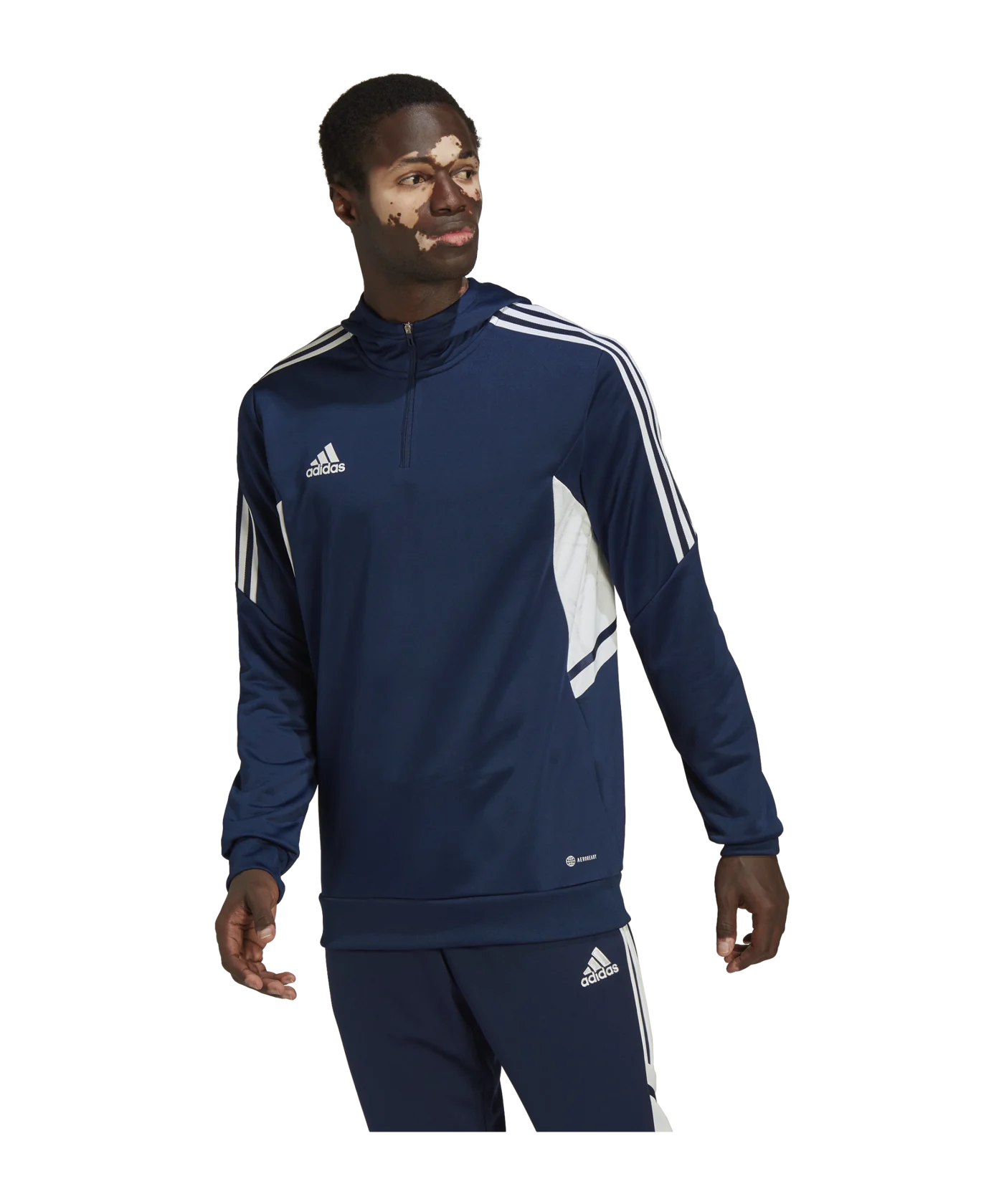 adidas Condivo 22 TK Hoody Blau Weiss