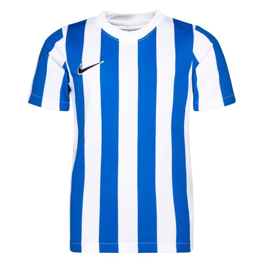 Nike Maillot DF Striped Division IV - Blanc/Bleu/Noir Enfant