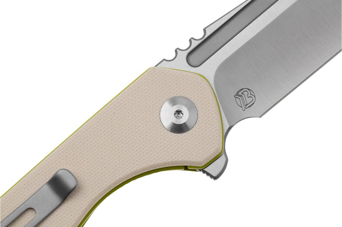 Civivi ExOne C23036-2 Satin Nitro-V, Ivory G10 zakmes, Brian Brown design