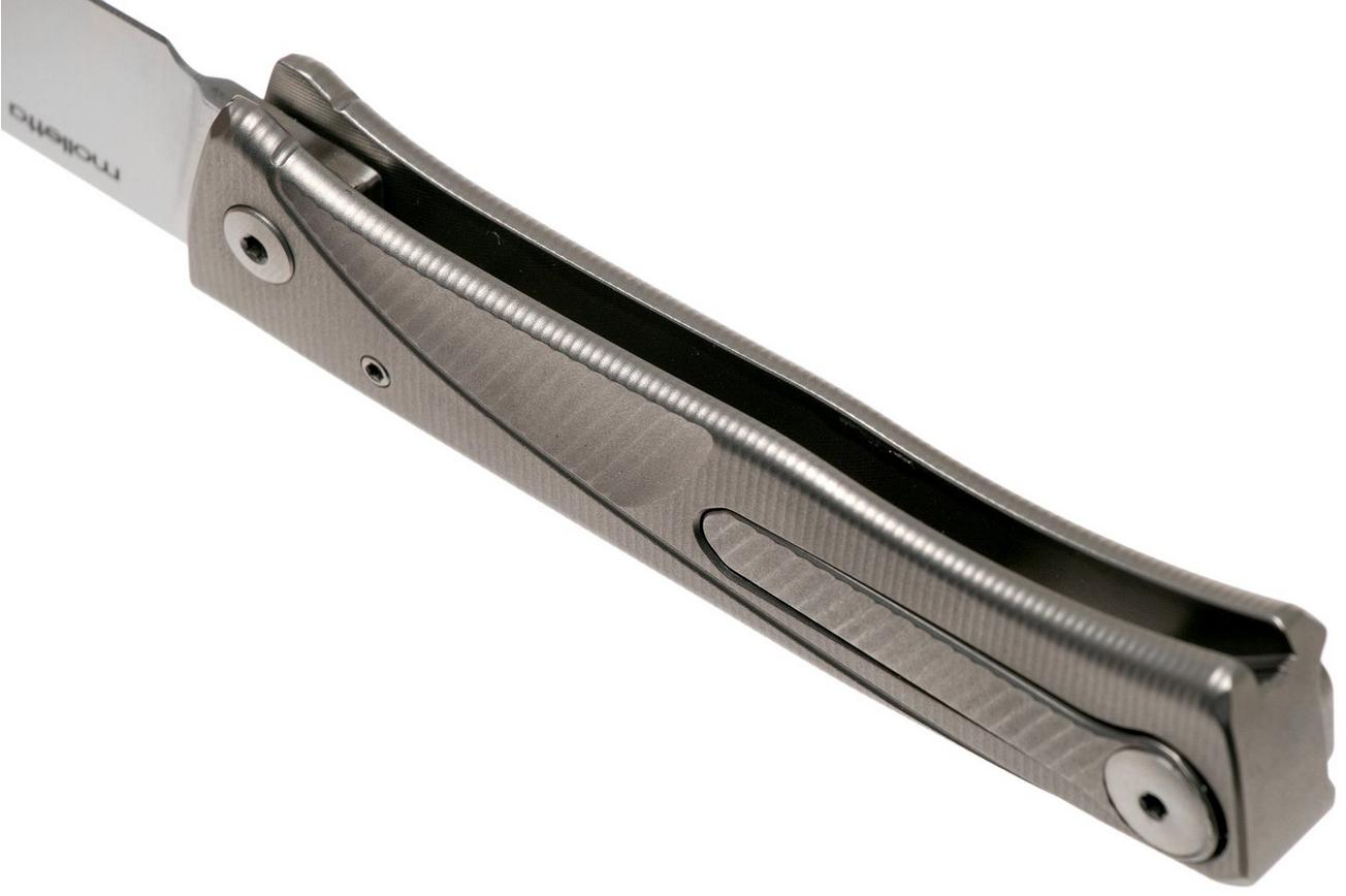 LionSteel Thrill grey titanium integral slipjoint zakmes