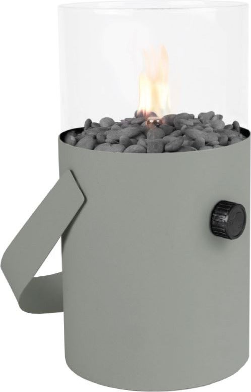Gaslantaarn Cosiscoop olijfgroen D 16 H 30 cm