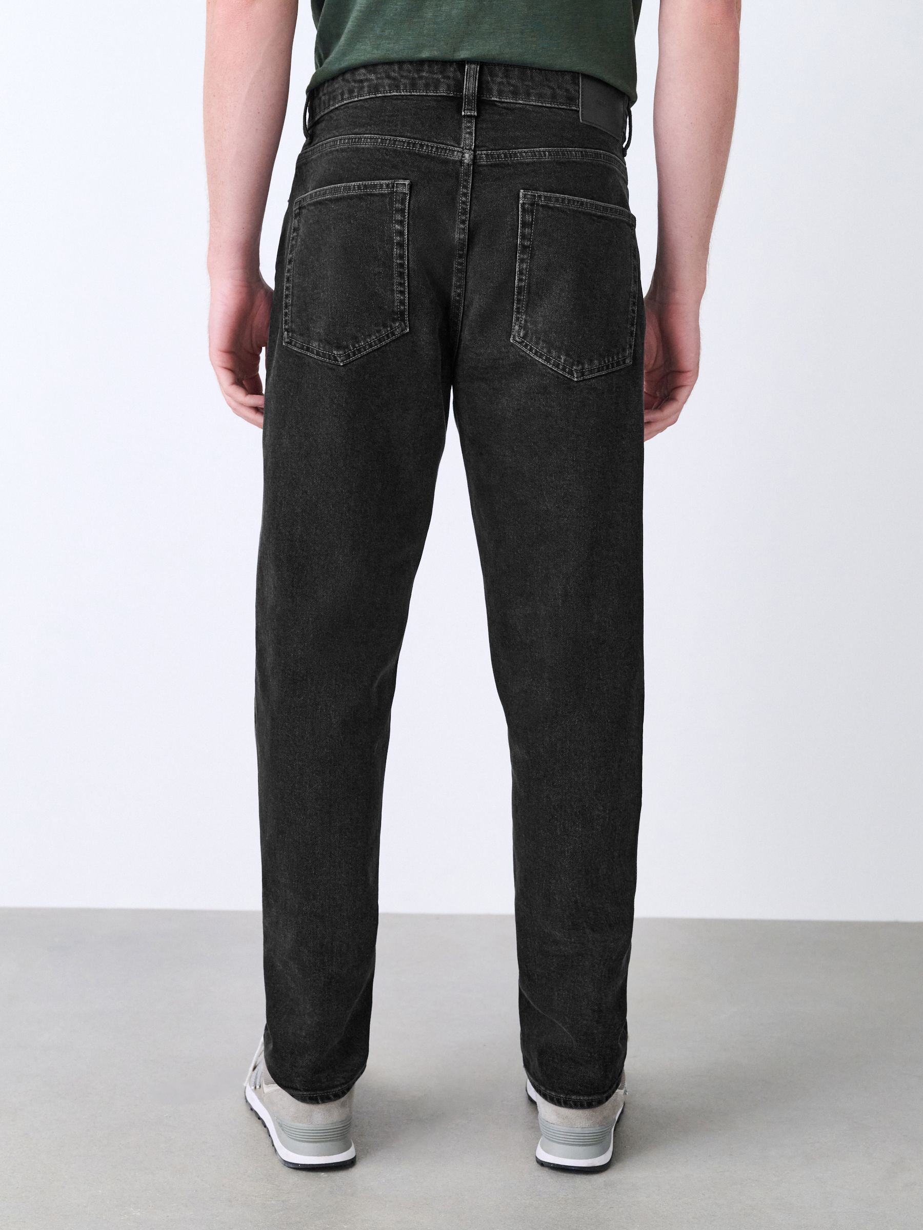 Zwarte wassing - Slim Fit - Vintage wash denim jeans