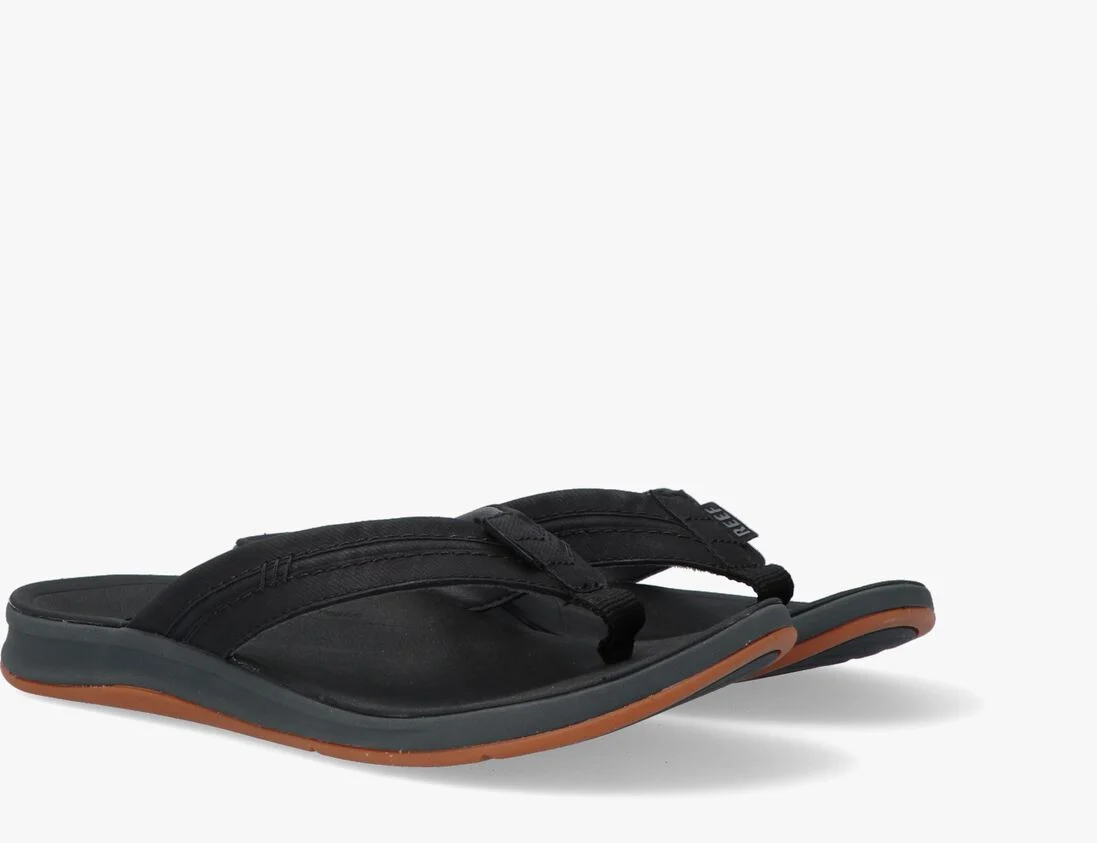 REEF zwarte reef teenslippers ortho bounce coast men