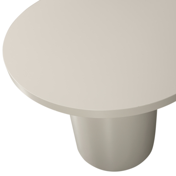 KARWEI eettafel Livia warmgrijs MDF hout 200 x 90 cm