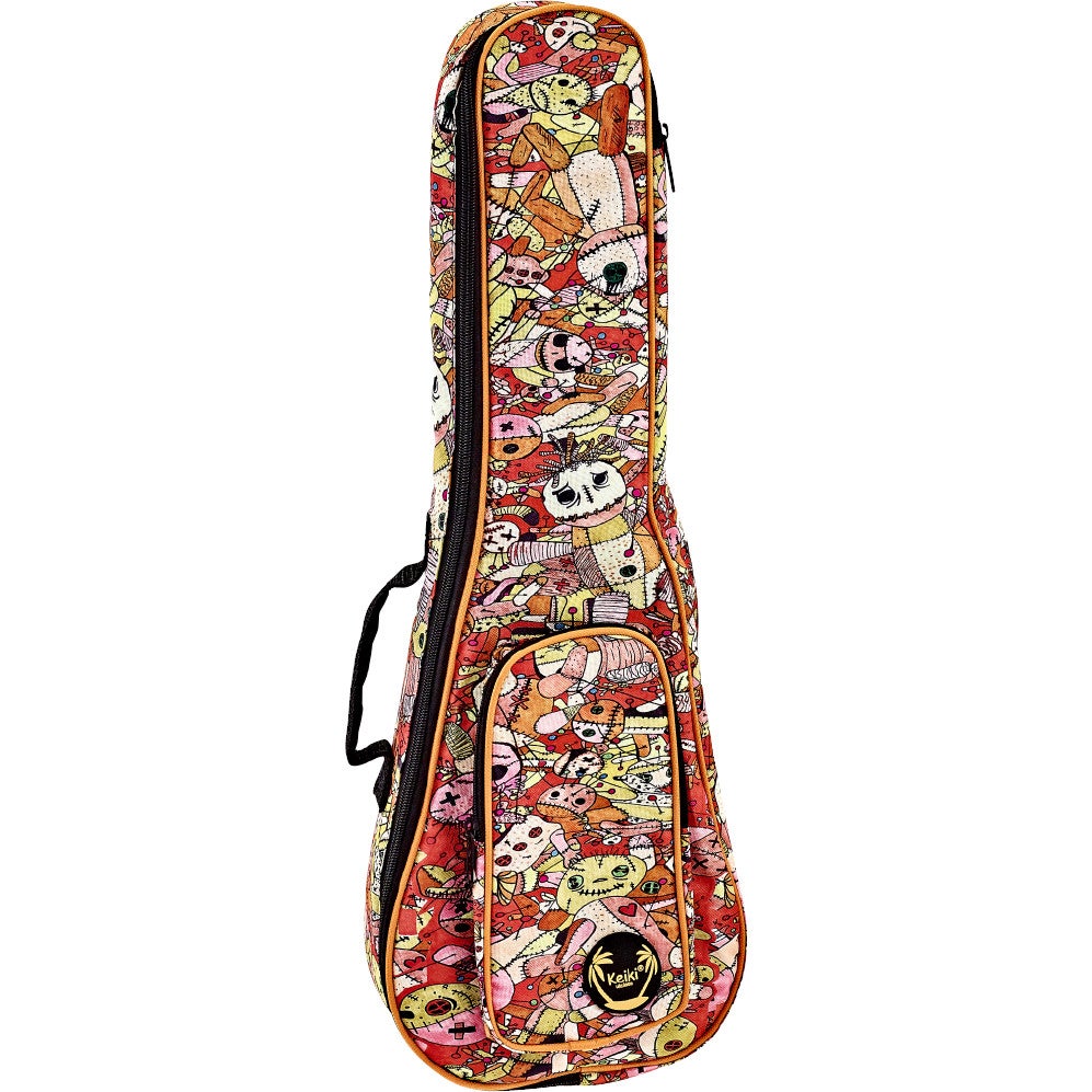 Ortega Keiki KUB-VP-CC Voodoo Puppet gigbag voor concert ukelele