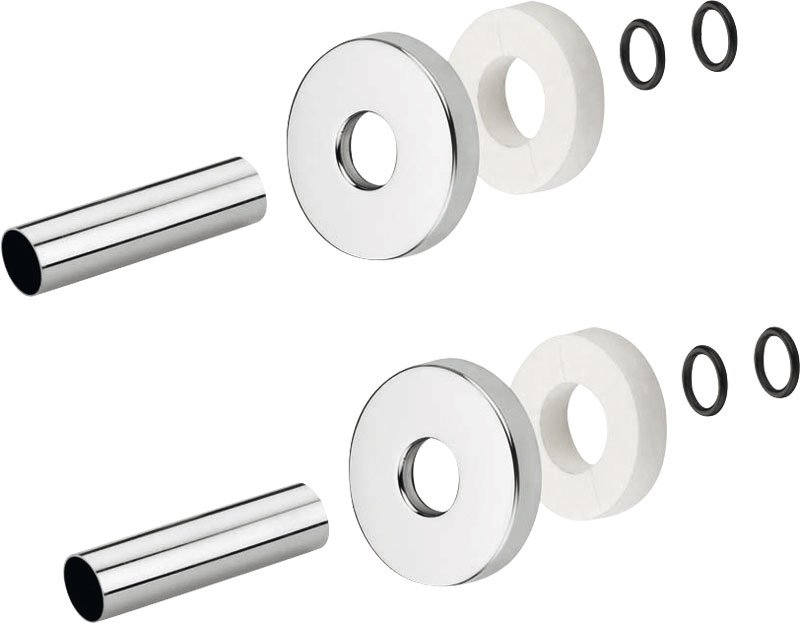 Sapho afdekrozetten chroom