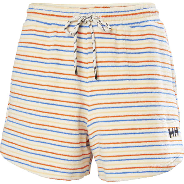 Short HELLY HANSEN W SIREN TOWELLING SHORTS SNOW SNOW MULTISTRIPE