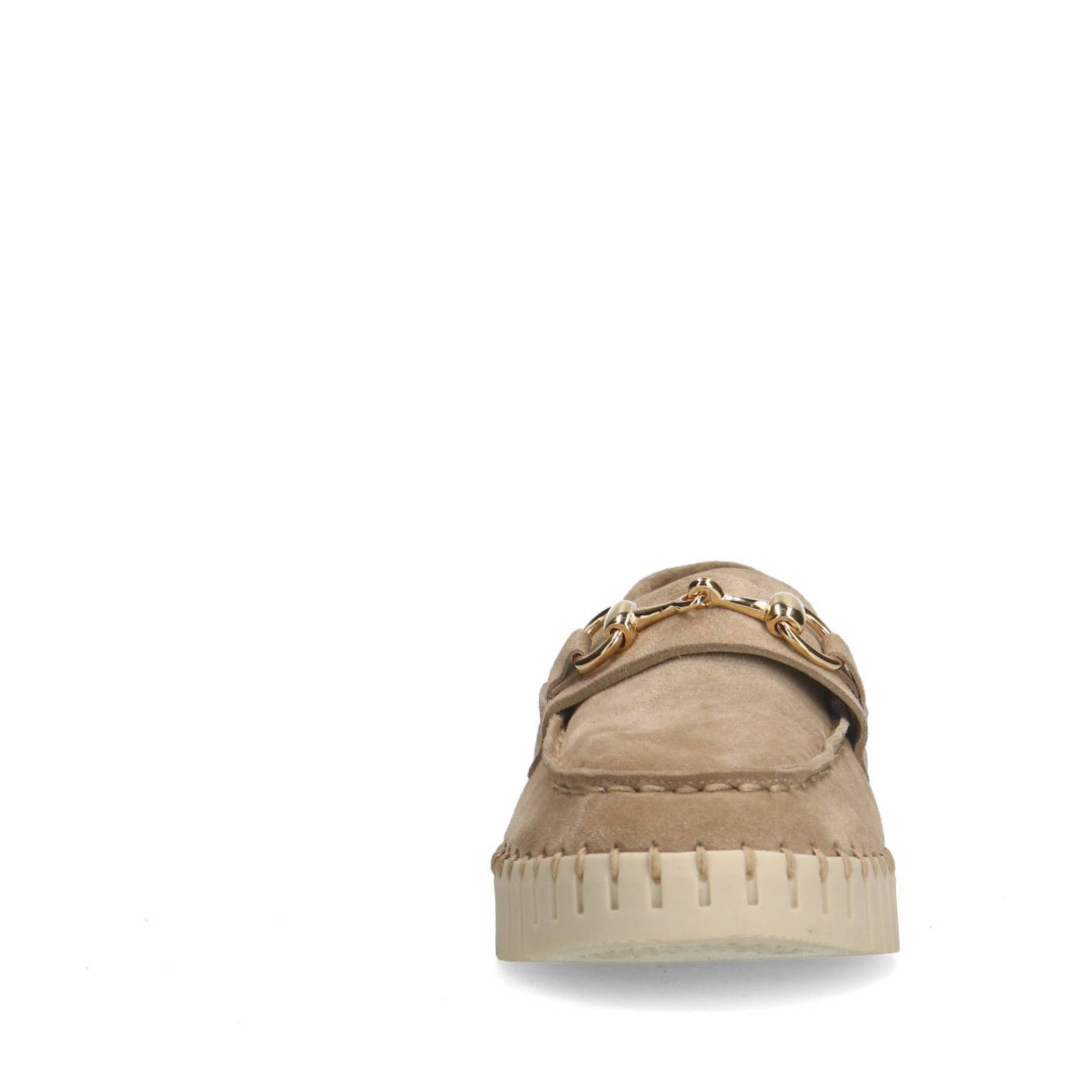 Manfield suède loafers beige