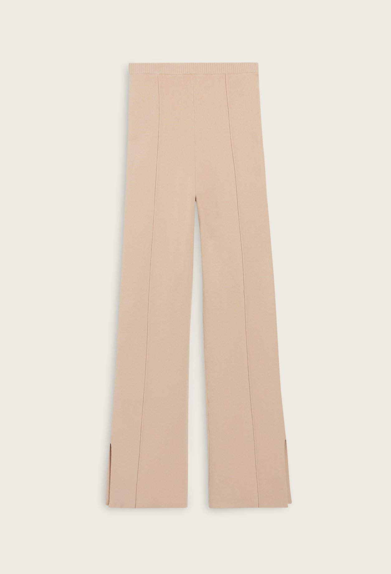 Pantalon droit fentes cheville