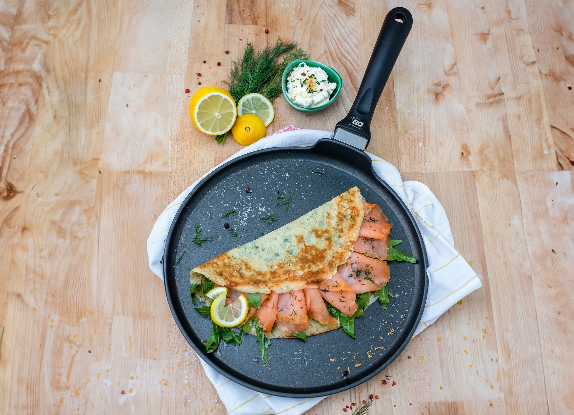 ELO Crepespfanne ALUCAST 28 cm schwarz Aluminiumguss