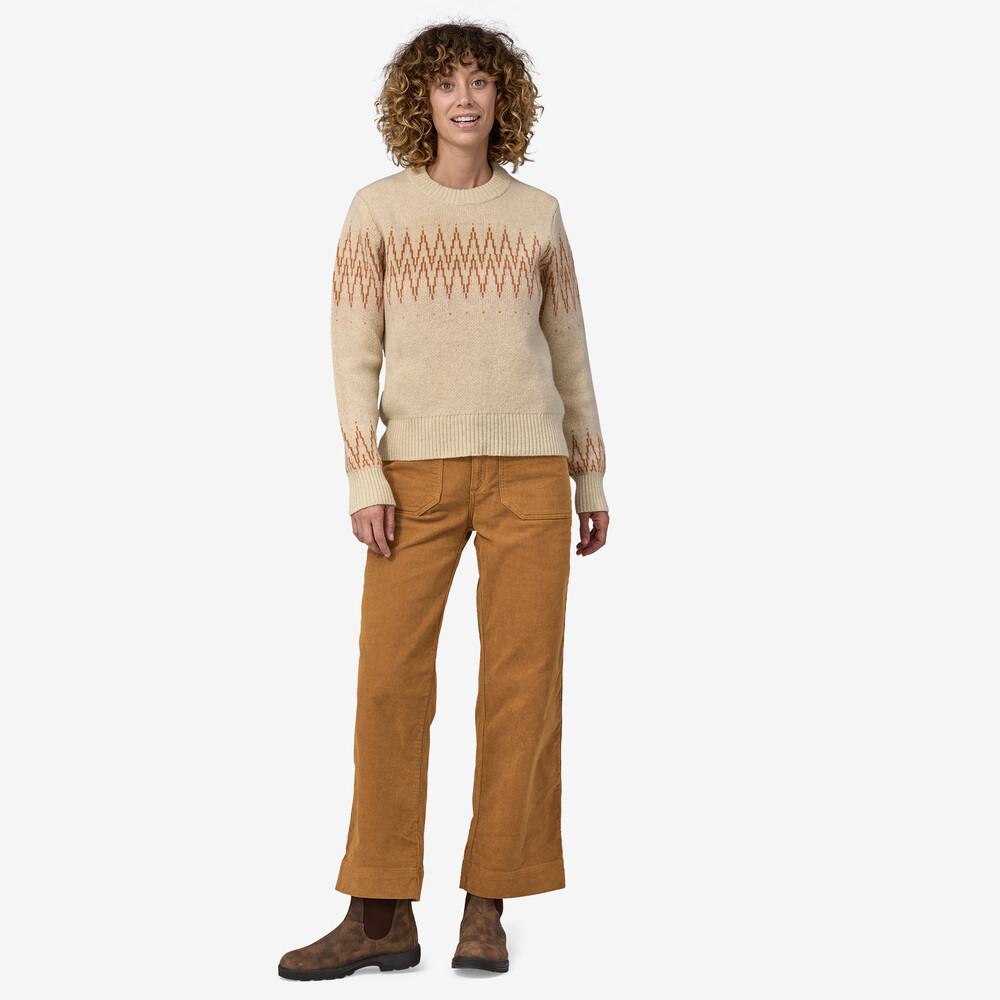 Cordhose für Damen mit weitem Bein