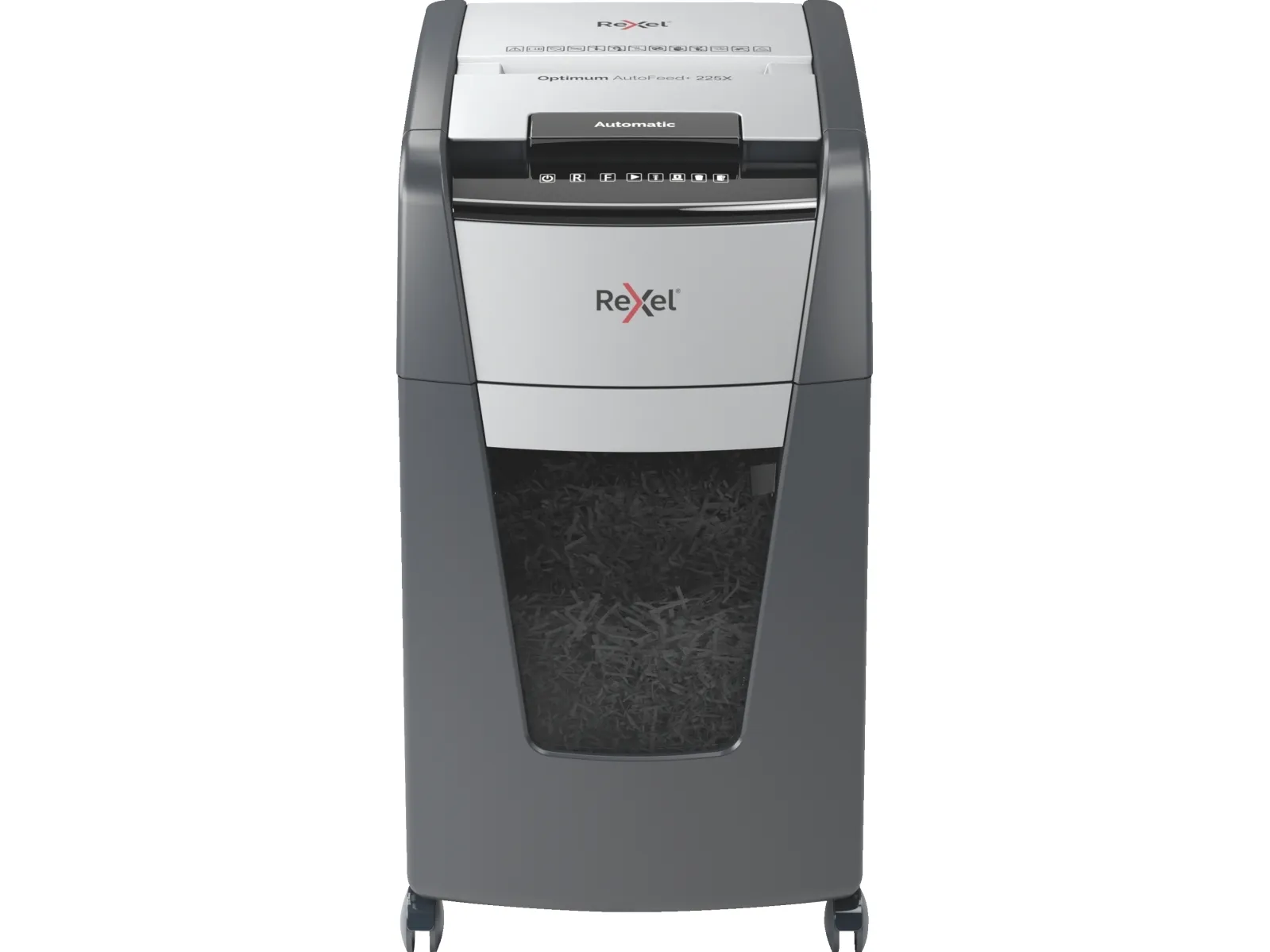 Makulator Rexel Optimum AutoFeed  225X krydsmakulering 4x25 mm (P-4)