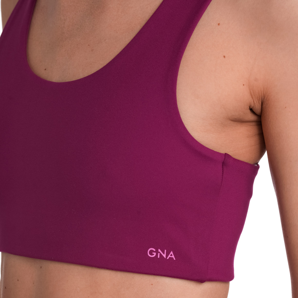 Gina Sports Damen Sport-Bustier unifarben beere