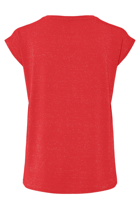 Pieces rode dames t-shirt