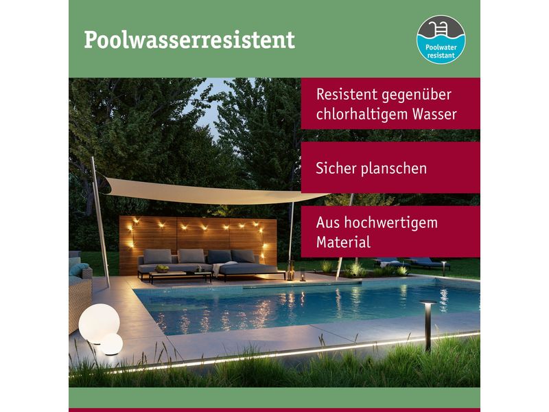 Paulmann Wegeleuchte LED Ito Horizontale Ausrichtung LED Pollerleuchte
