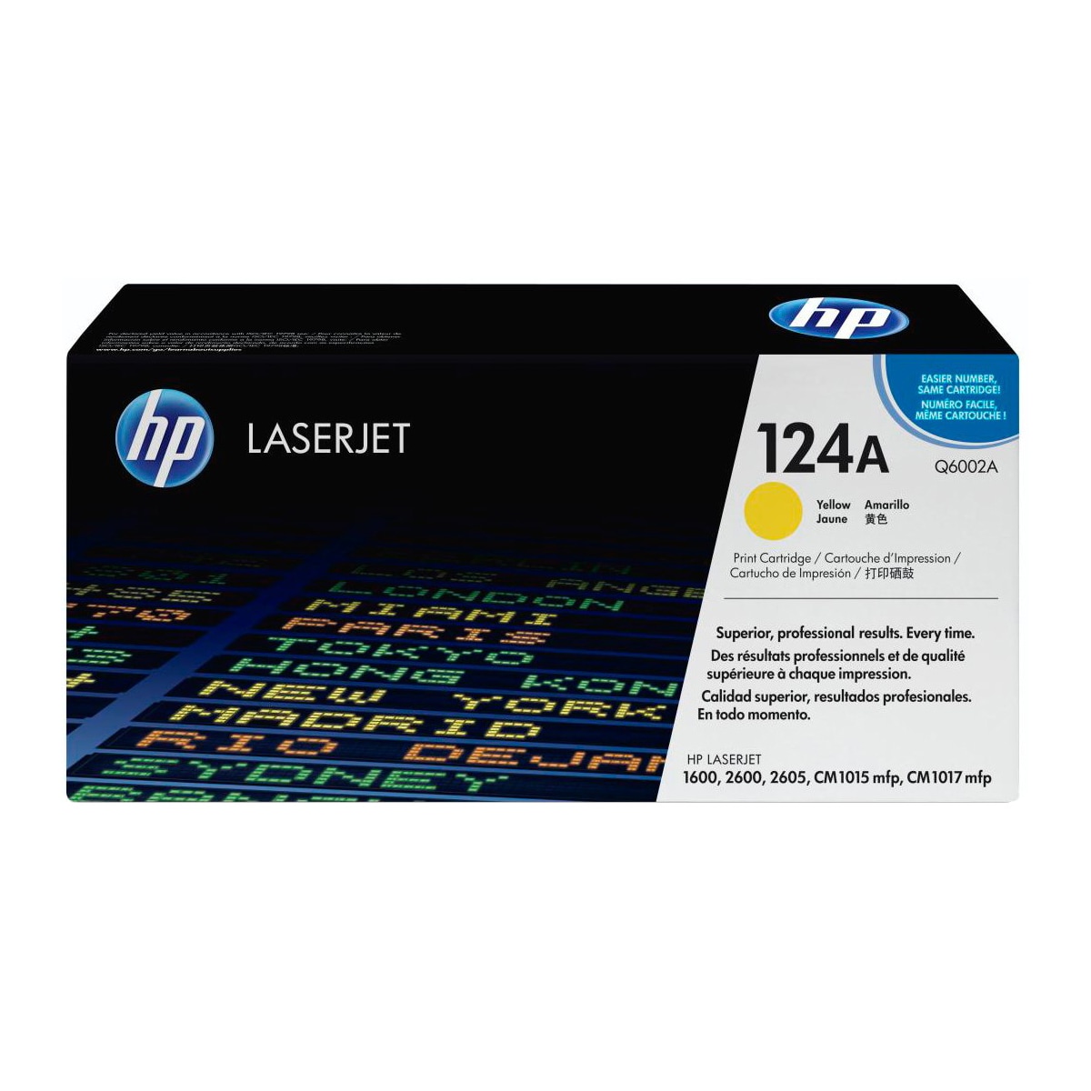 HP tonerkassett Q6002A ColorSphere Gul