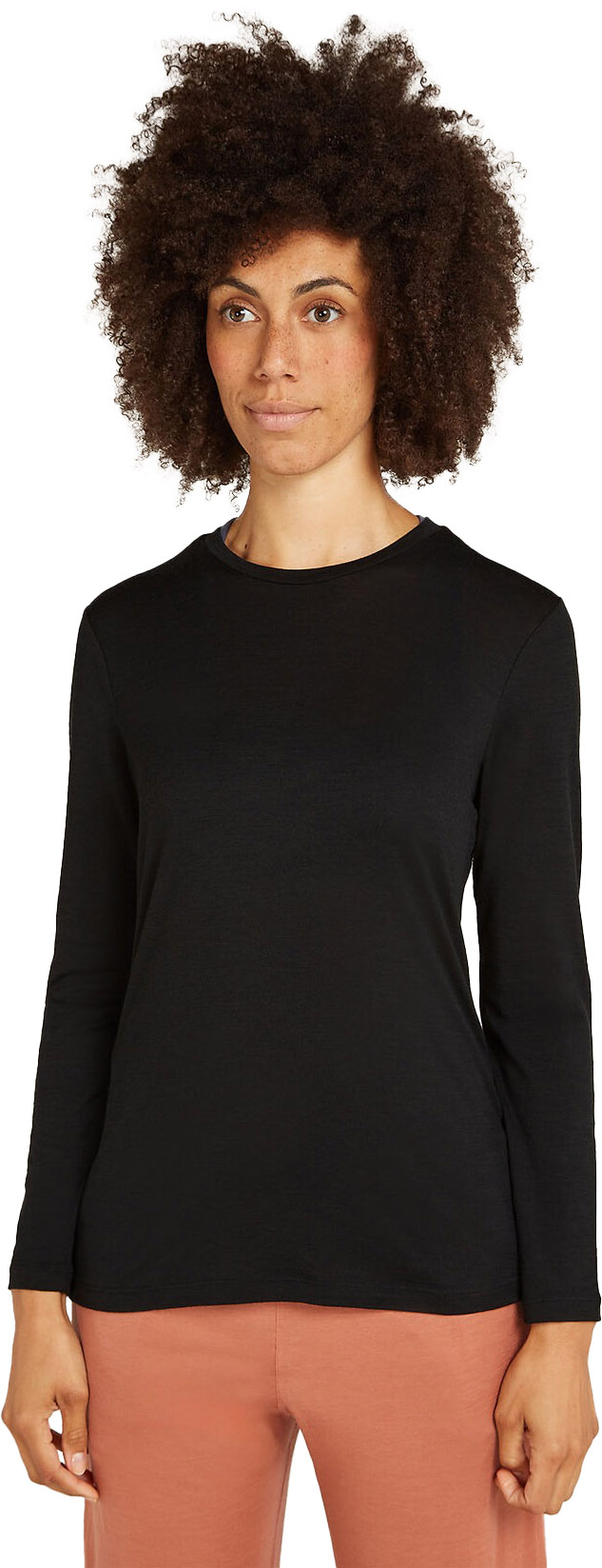 Merino 150 Tech Lite LS Tee Dame Black