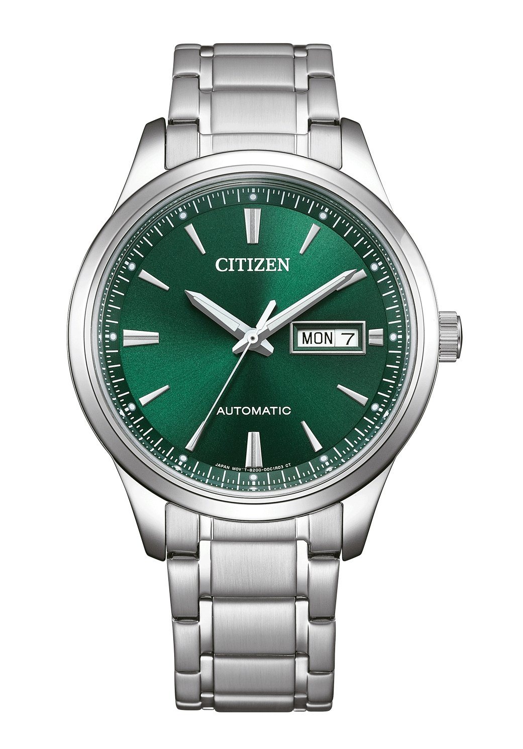 Citizen Automatik Herrenuhr grün NY4058-79XE
