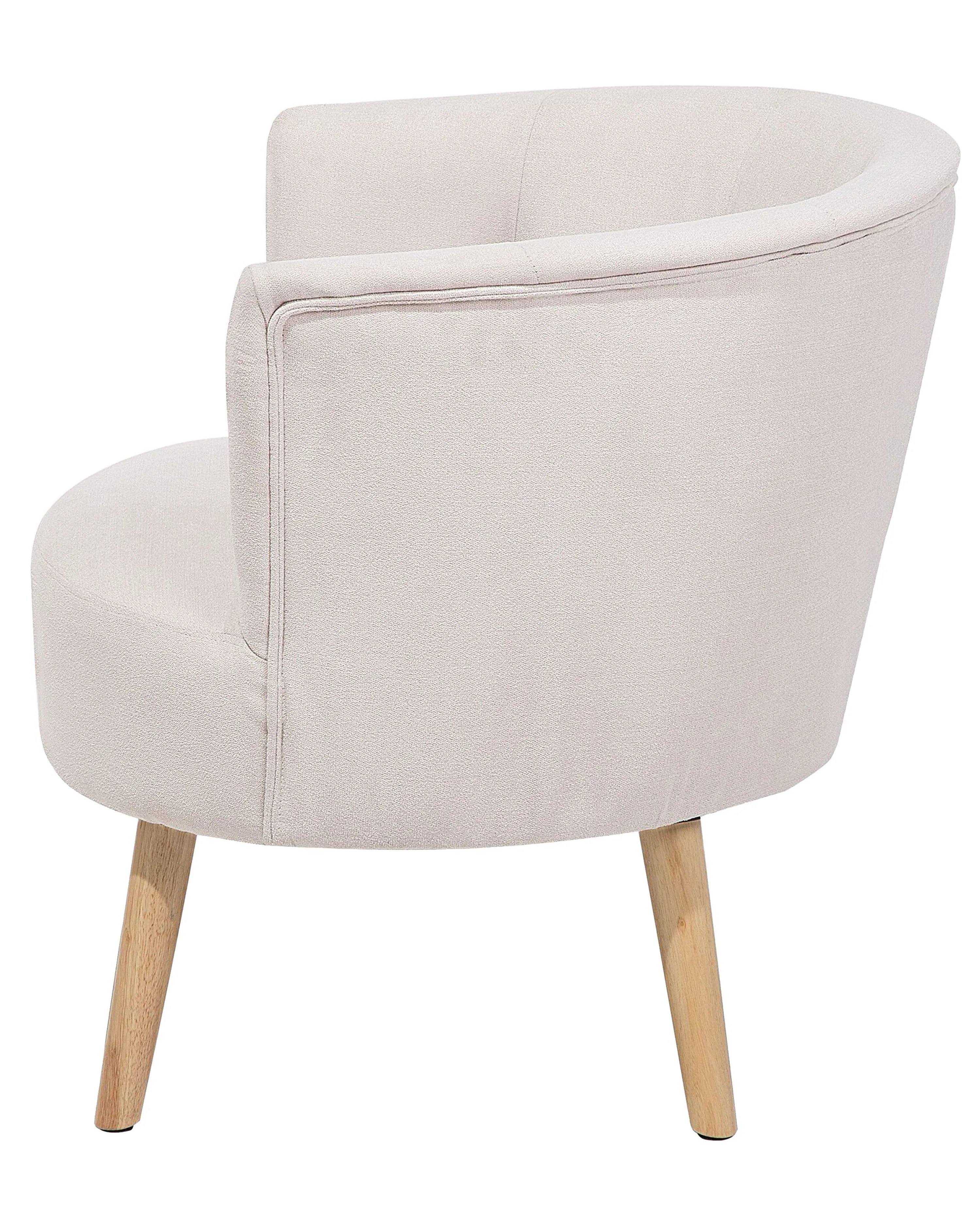 Fauteuil ODENZEN Stof Gebroken wit