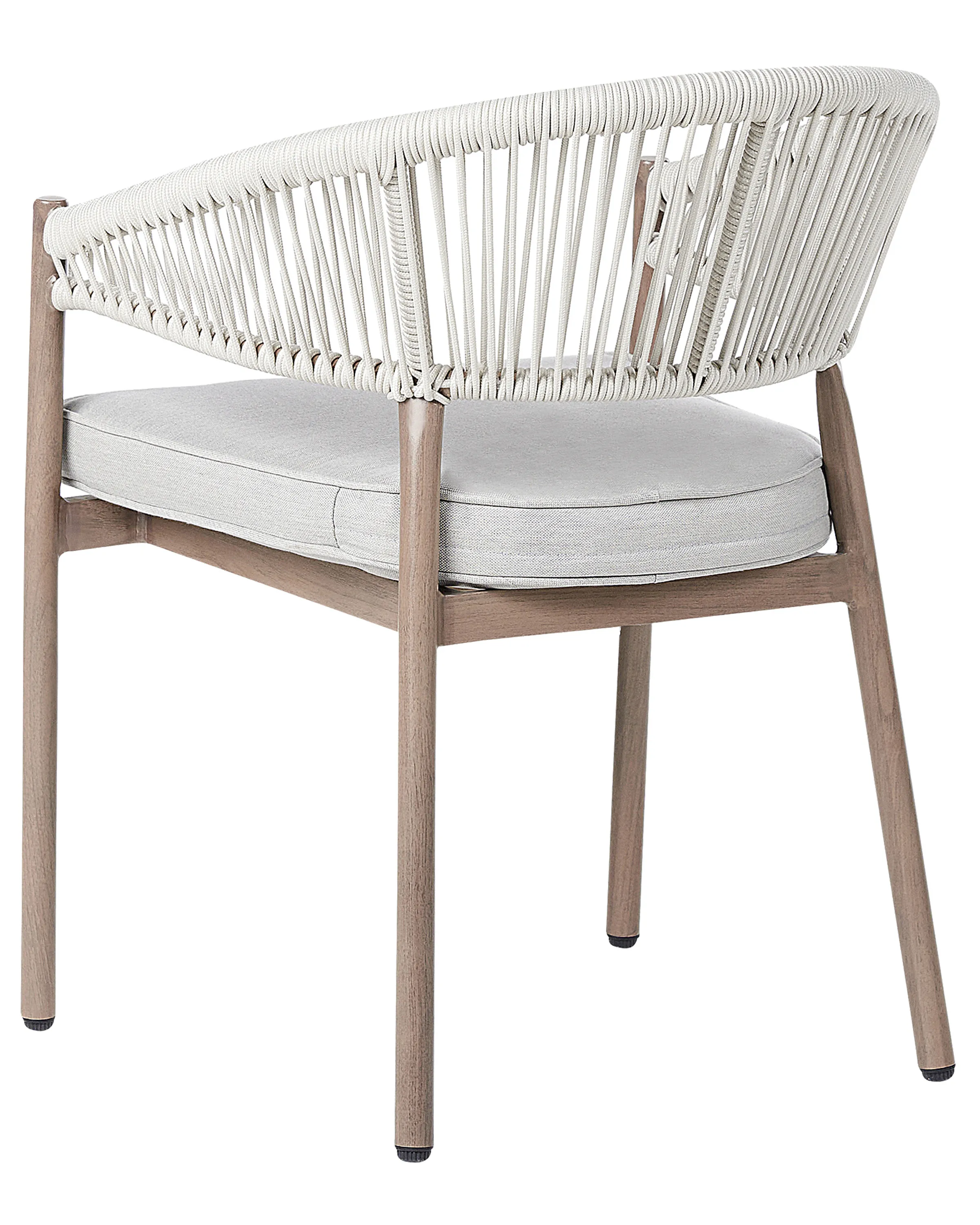 Set van 6 stoelen met zitkussen FLAVIA Metaal Wit