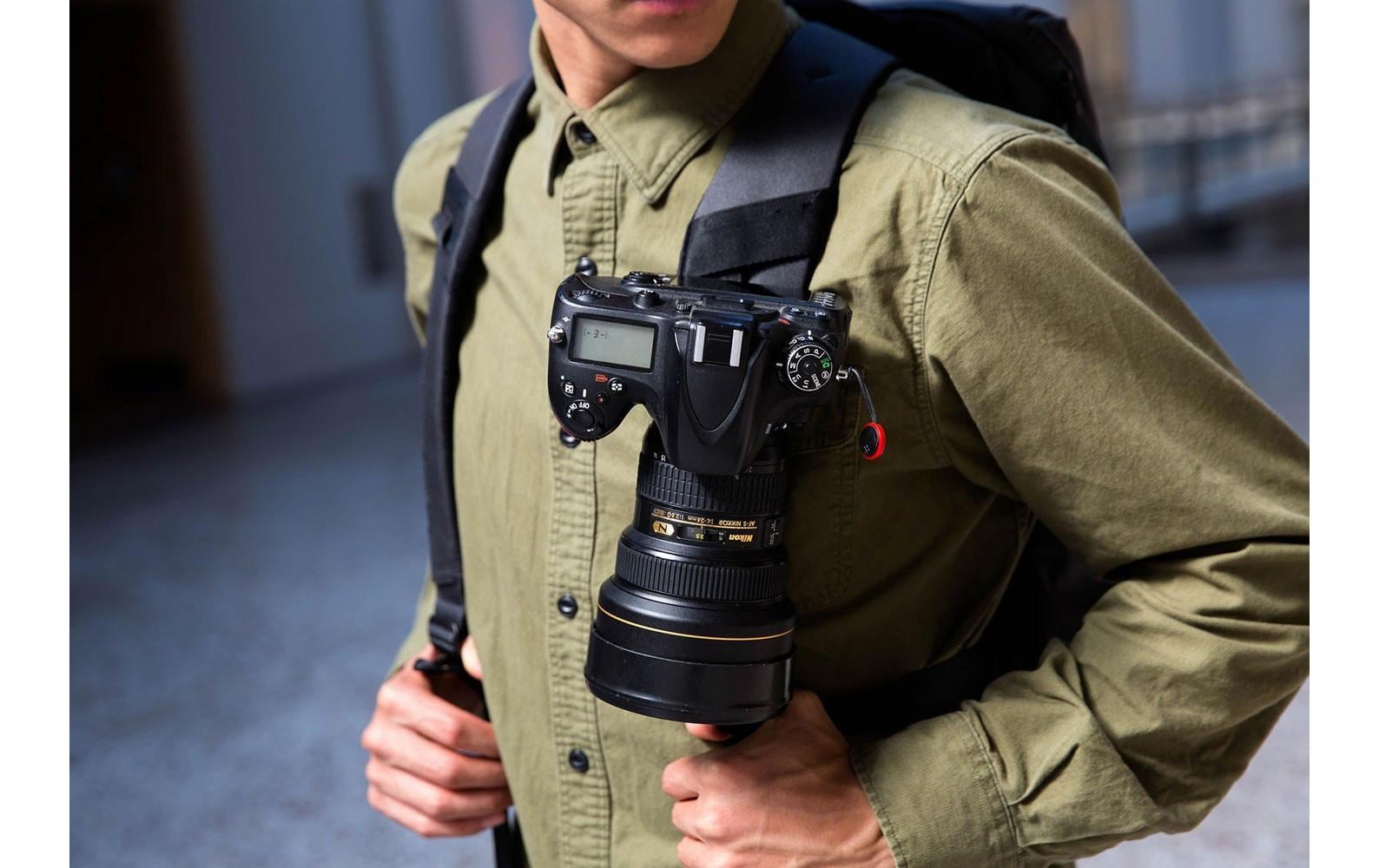Kameragurt Capture Clip & Plate schwarzSicherer Halt für Ihre Kamera