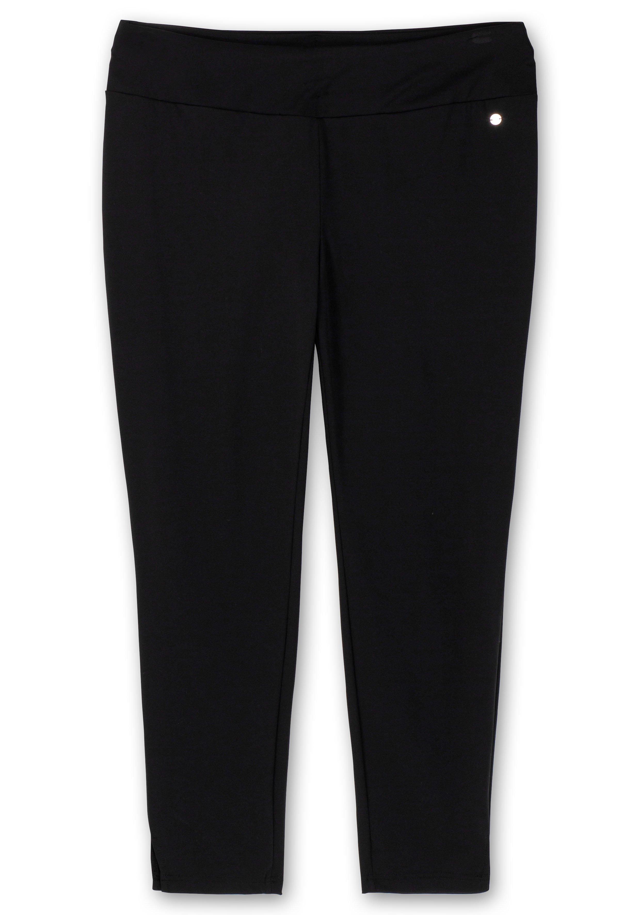 Knöchelfreie Leggings mit breitem Bund
