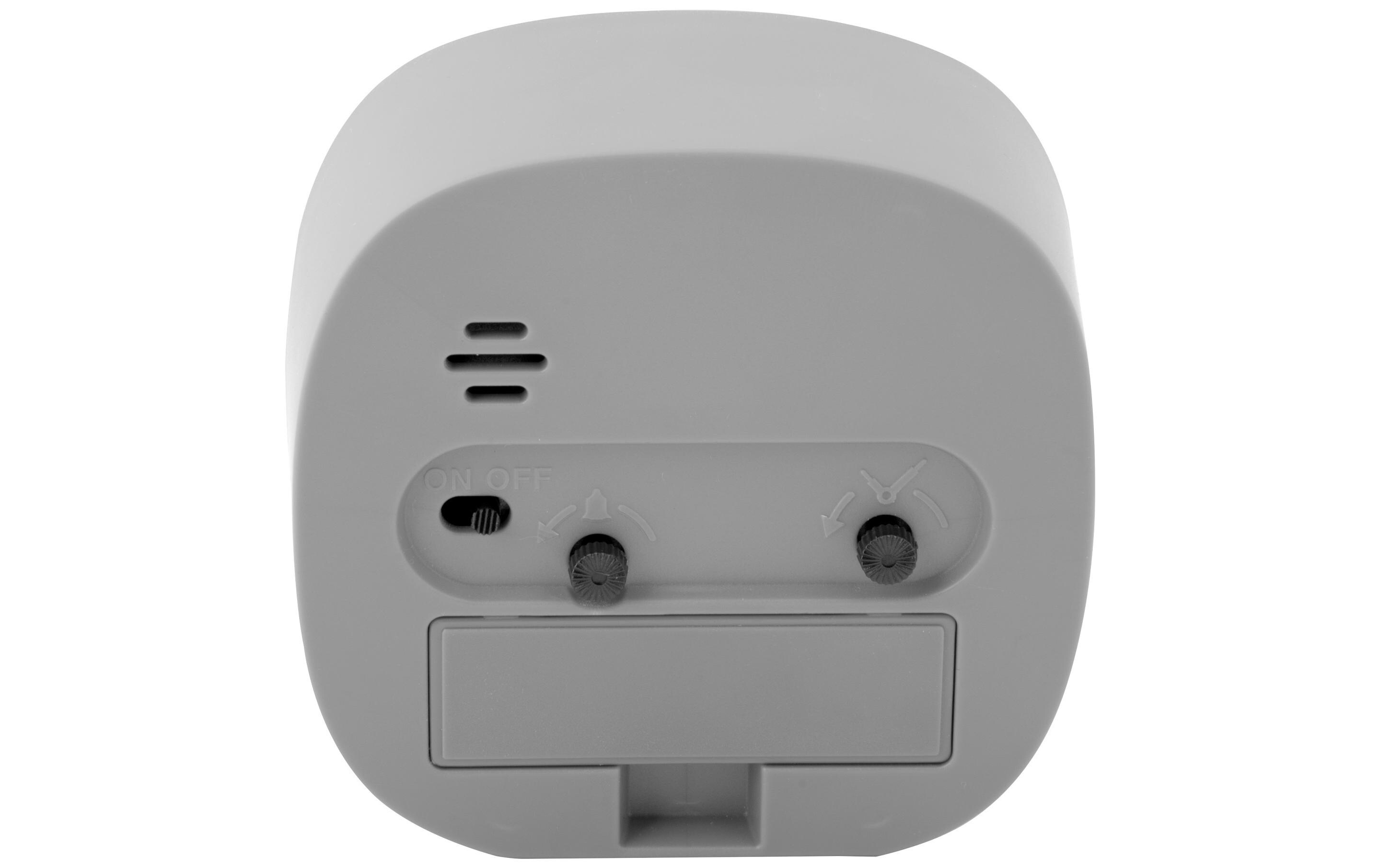 Klassischer Wecker Travel Square Mouse greyAnaloger Reisewecker