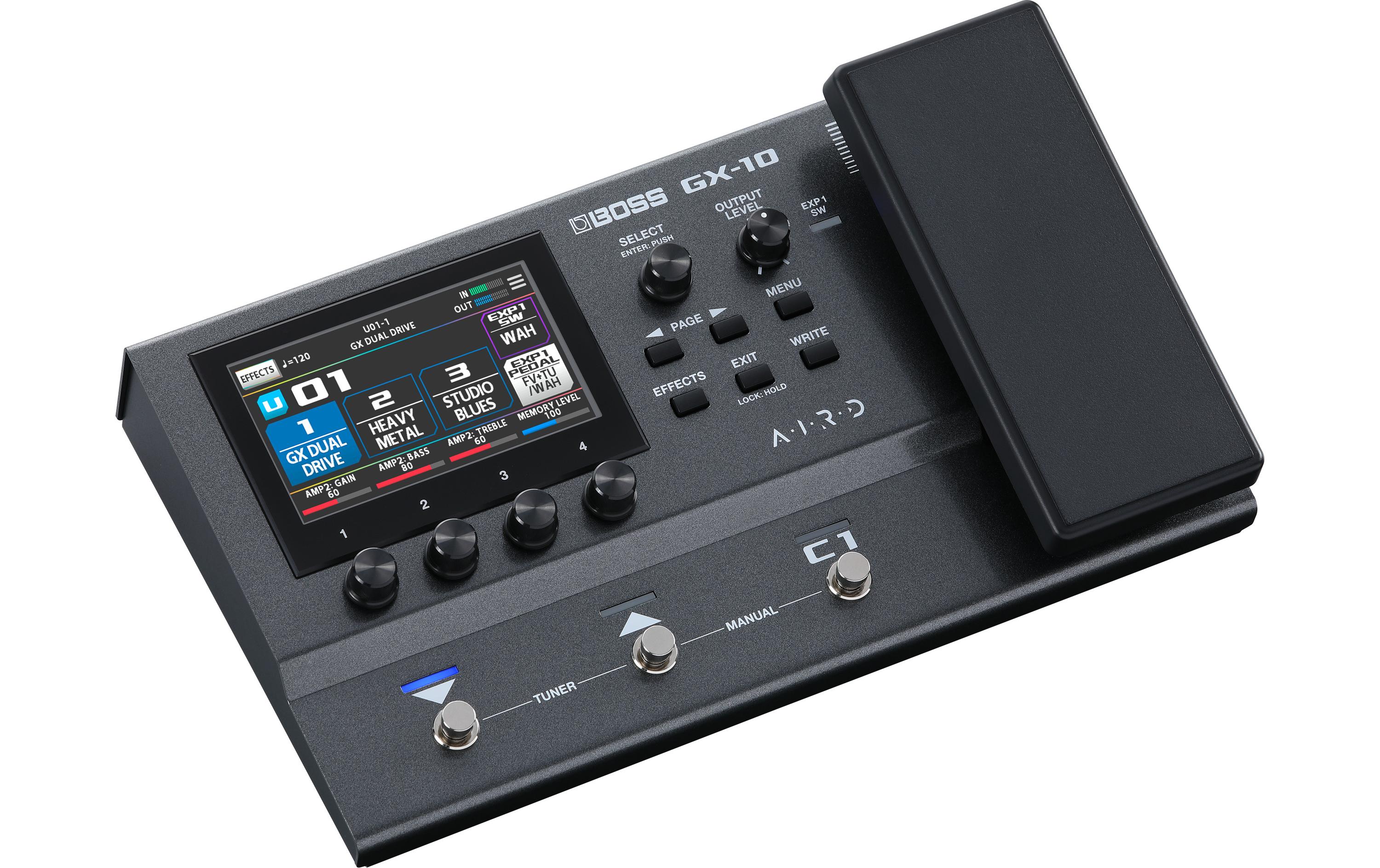 Effektgerät GX-10<br>Kompakter Verstärker/Effektprozessor für Gitarre und Bass