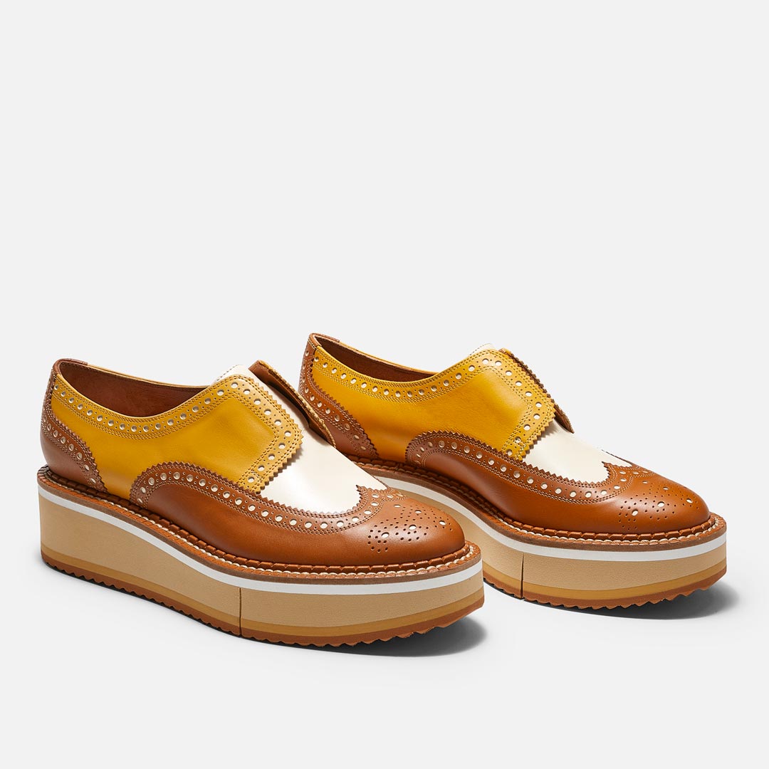 DERBIES - BECKA derbies, rust calfskin || OUTLET