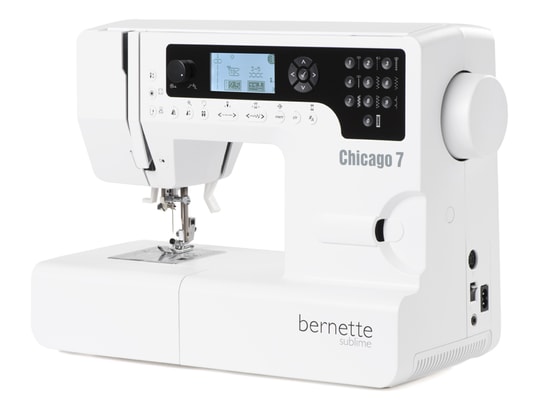 BERNETTE - Machine a coudre et à broder Chicago 7 - Avec module de brod...